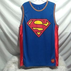 SALE! DC Comics Superman Jersey Tags Removed For Comfort Like New (BX45)
